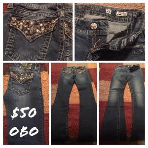 Miss Me Jeans Mid Rise Boot Cut size 24